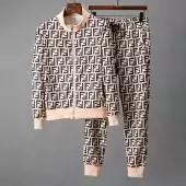 casual wear fendi tracksuit jogging zipper winter clothes fd20196601 abricot